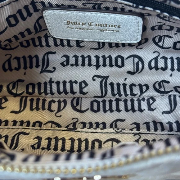 Juicy Couture Cream Quilted Shoulder Bag with Gold Accents NWT - Picture 9 of 9